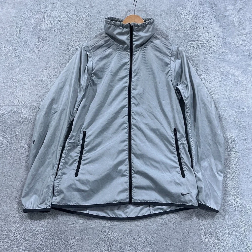 Nike Iridescent Lux Convertible Lightweight Women's M‎ Running Jacket 589125 012